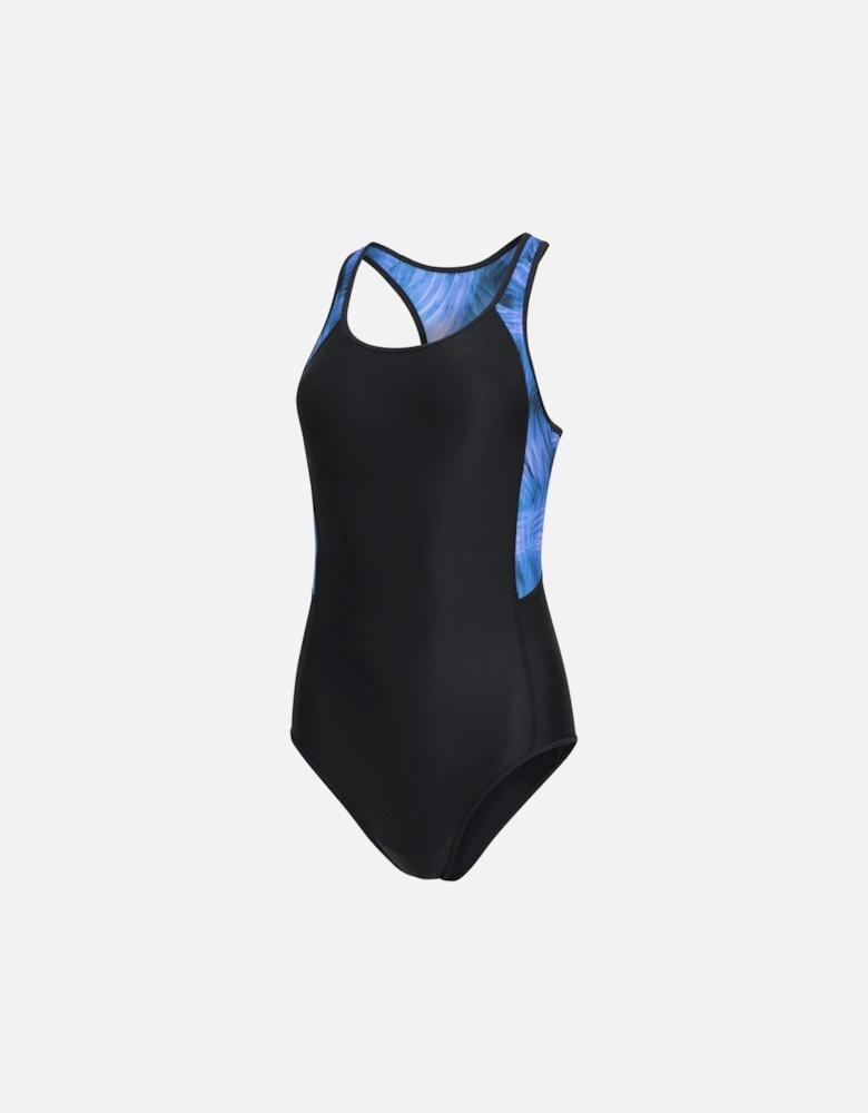 Womens/Ladies Take The Plunge Printed One Piece Swimsuit
