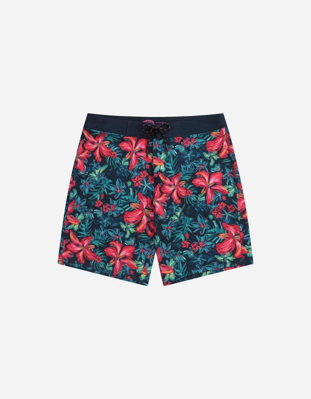 Womens/Ladies Nora Printed Recycled Boardshorts, 6 of 5