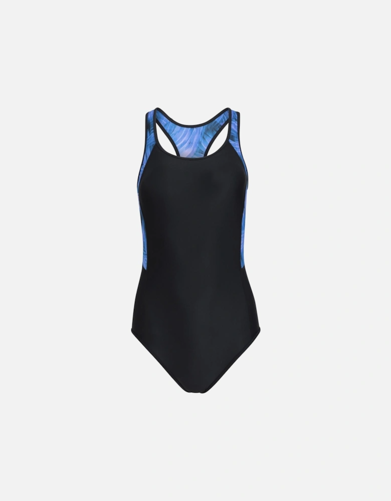 Womens/Ladies Take The Plunge Printed One Piece Swimsuit
