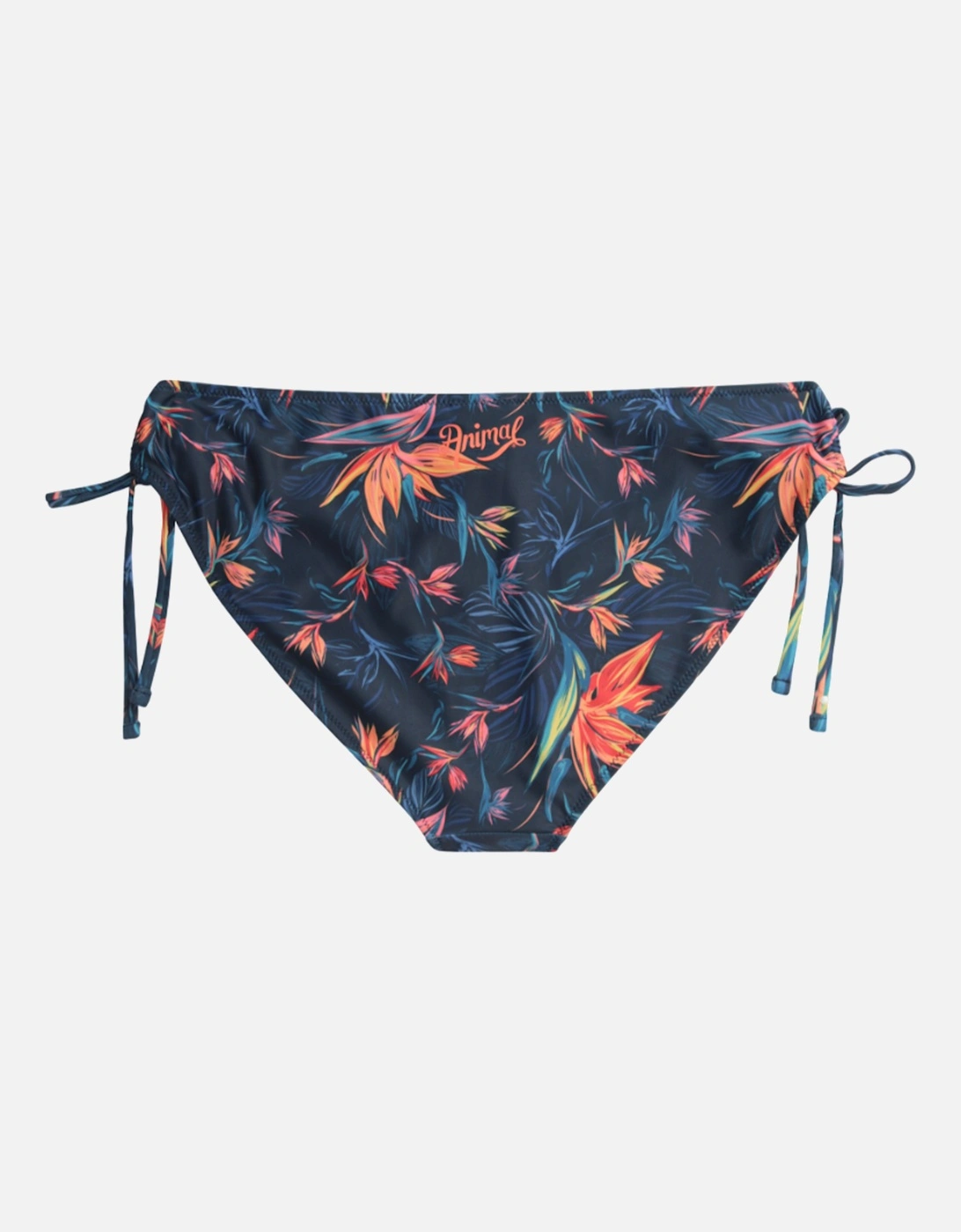 Womens/Ladies Iona Leaf Print Recycled Side Tie Bikini Bottoms
