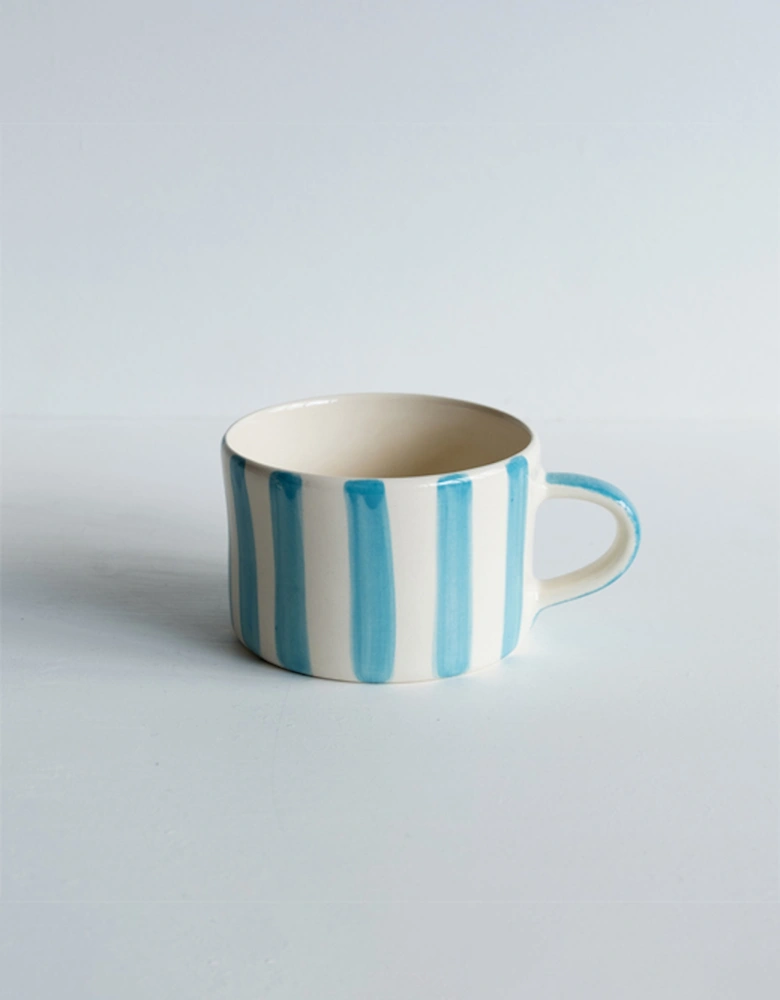 Mug Candy Stripe Turquoise