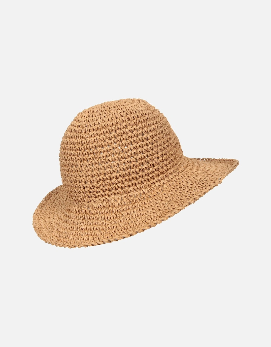 Womens/Ladies Straw Packable Sun Hat