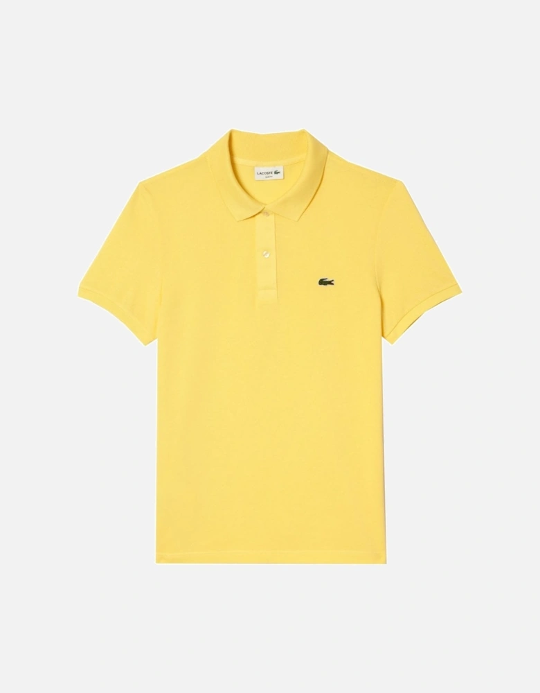 Men's Yellow Classic Short Sleeved Polo Shirt