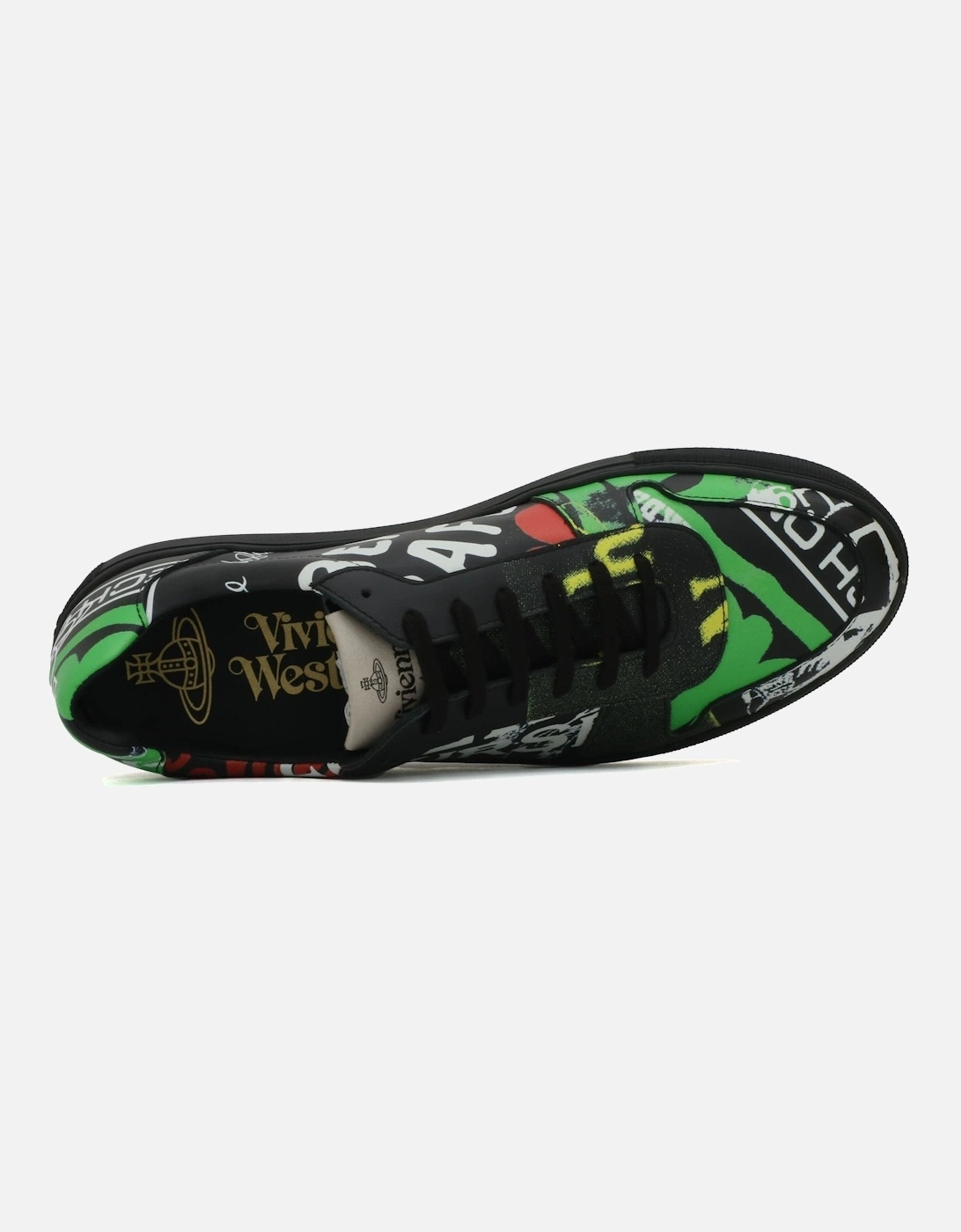 Print All Over Graphic Black Trainer