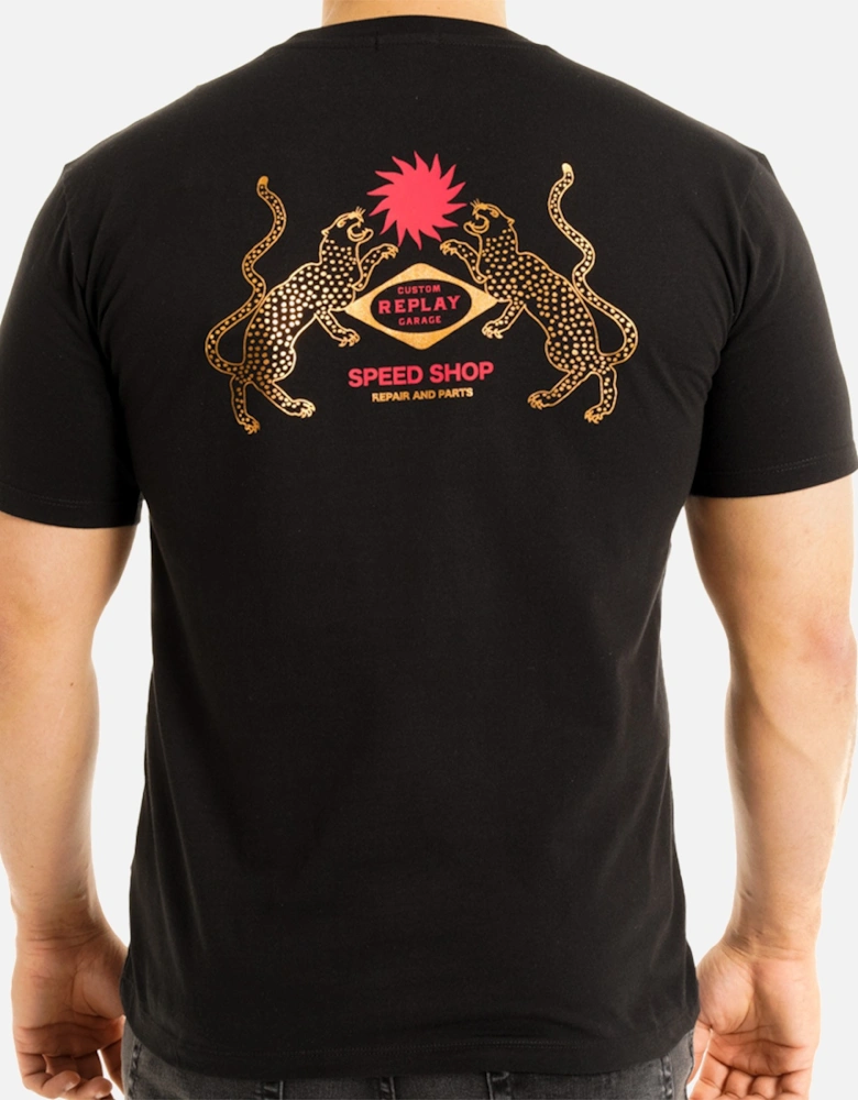 Mens Garage Custom Speed Shop T-Shirt (Black)