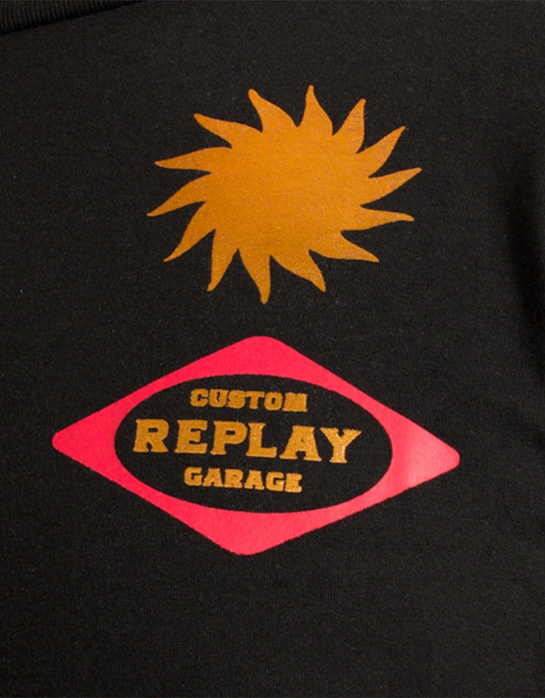 Mens Garage Custom Speed Shop T-Shirt (Black)