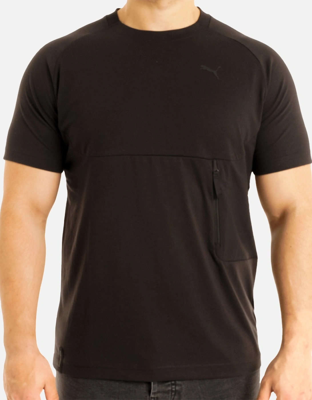 Mens Tech Pocket T-Shirt (Black), 8 of 7