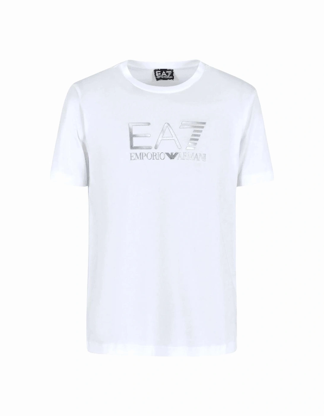 Cotton Lux Raised Logo White T-Shirt, 2 of 1