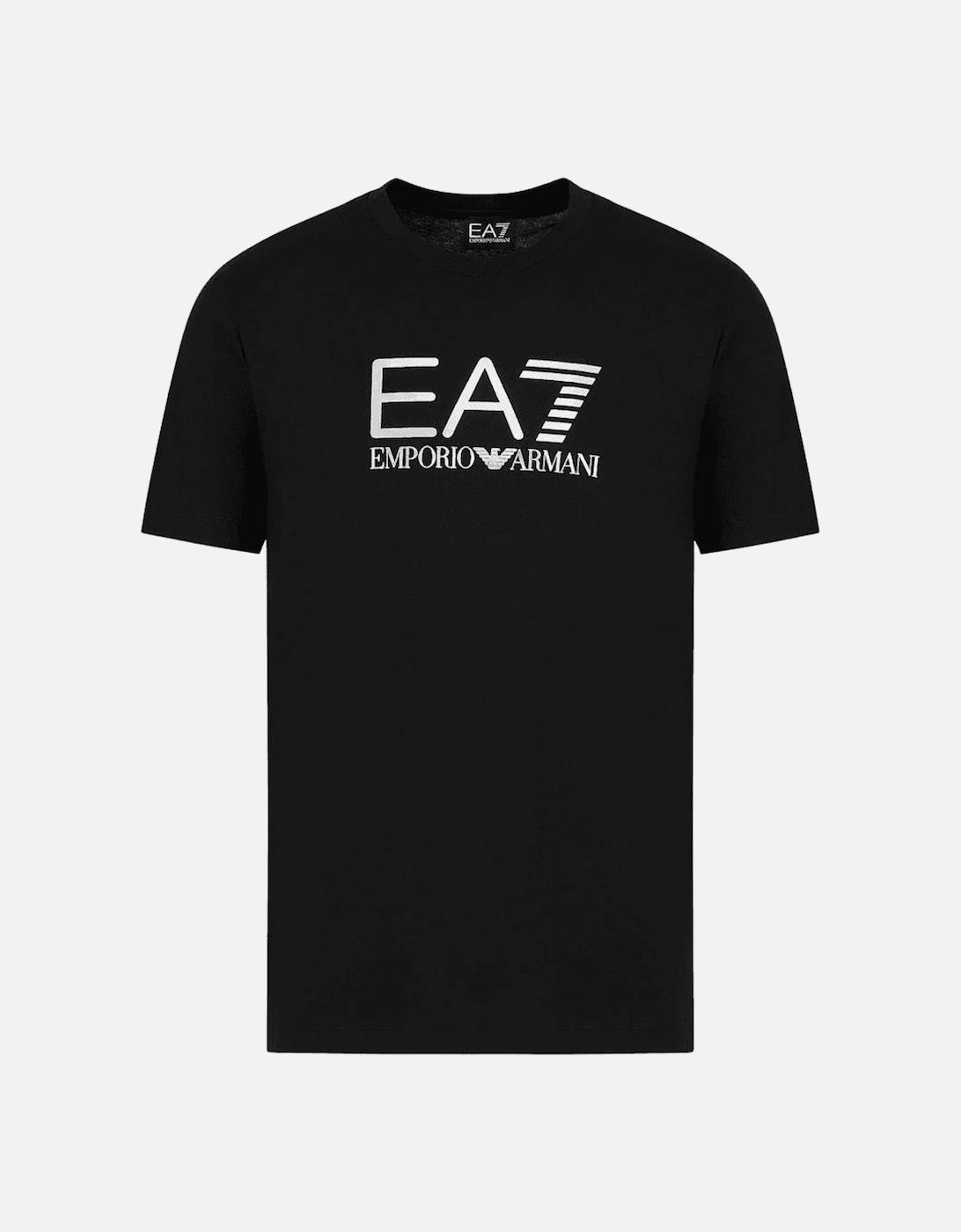 Cotton Lux Raised Logo Black T-Shirt, 2 of 1
