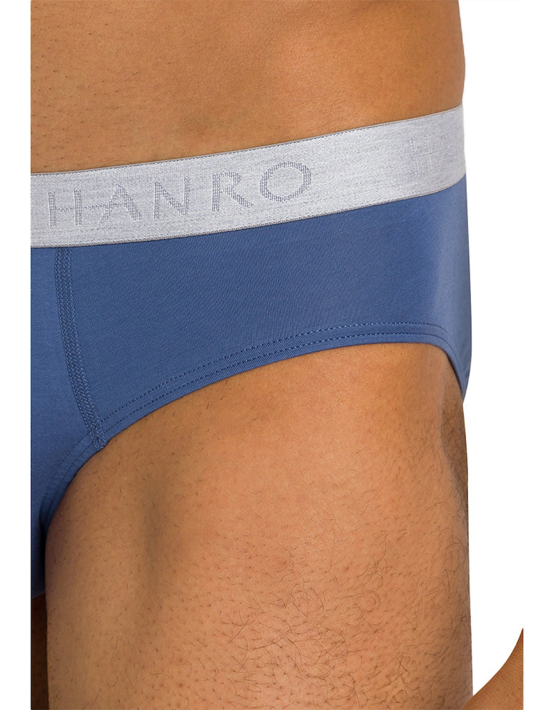 2-Pack Cotton Essentials Briefs, Blue/Grey