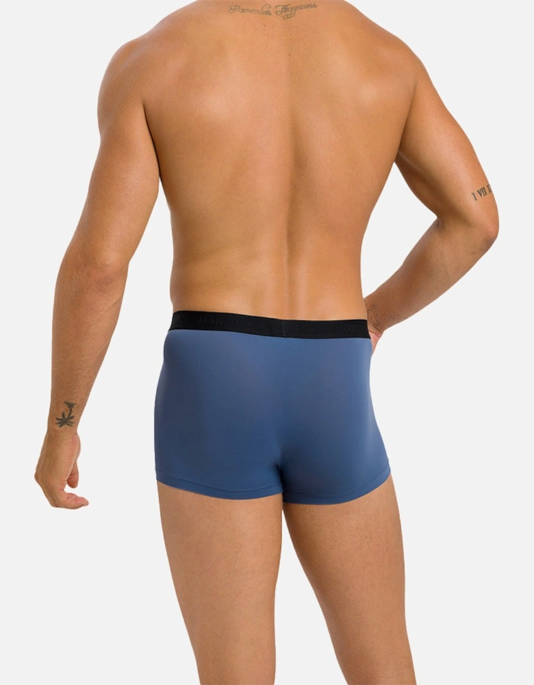 Micro Touch Boxer Trunk, Slate Blue