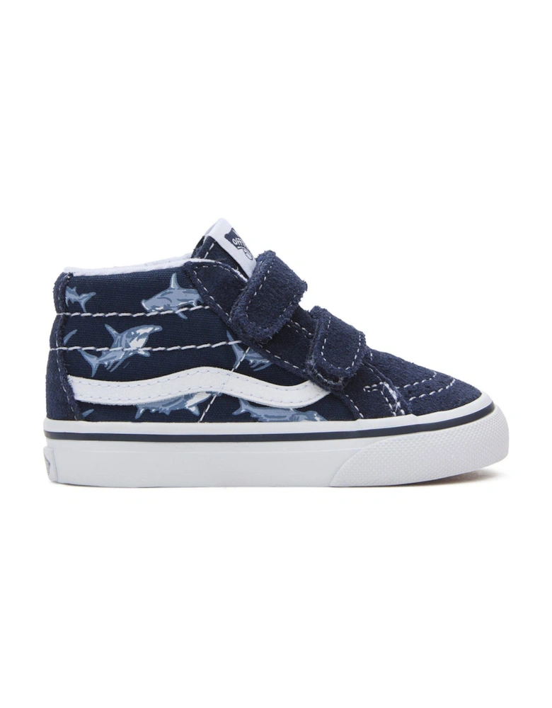 Infant Boys SK8-Mid Reissue Velcro Trainers - Blue