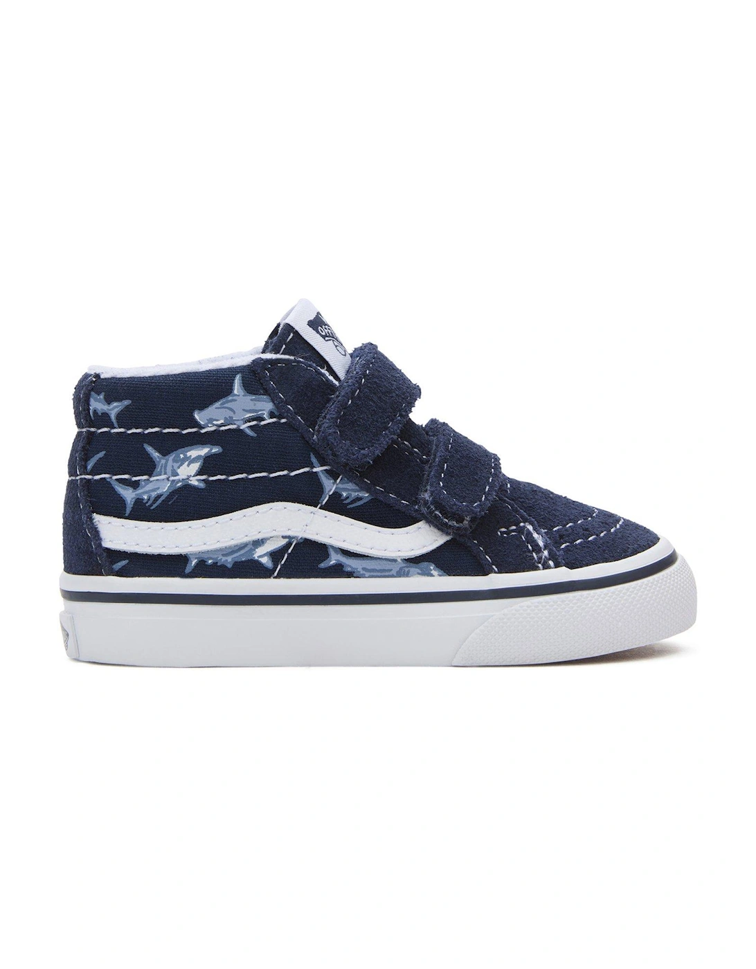 Infant Boys SK8-Mid Reissue Velcro Trainers - Blue, 2 of 1