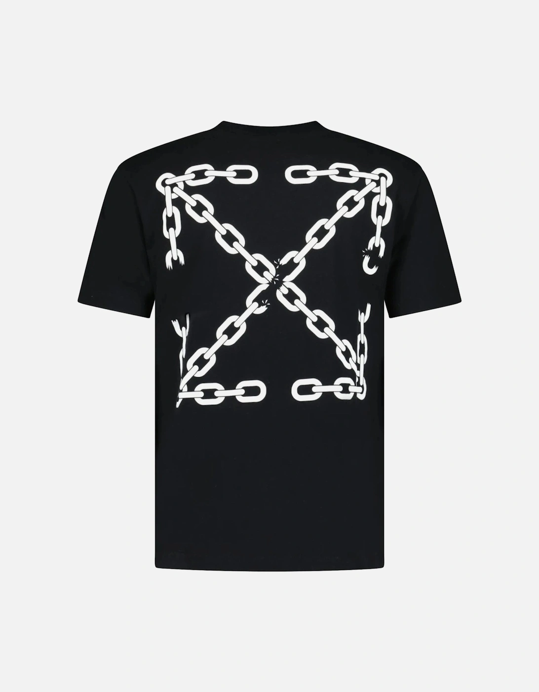 Chain Arrow Printed T-Shirt in Black, 3 of 2