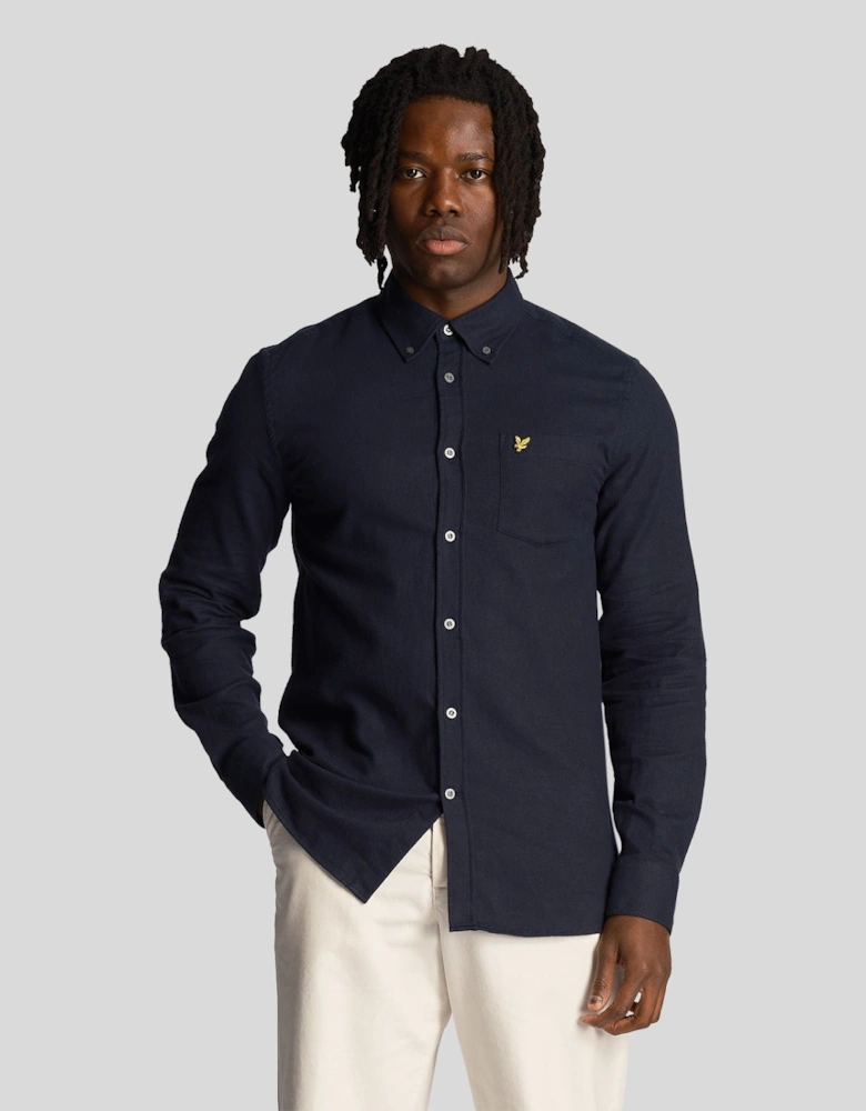 Plain Flannel Shirt