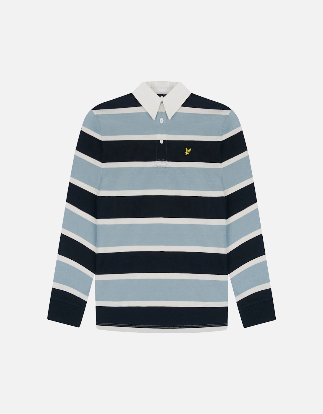 Kids Stripe Rugby Polo Shirt, 2 of 1