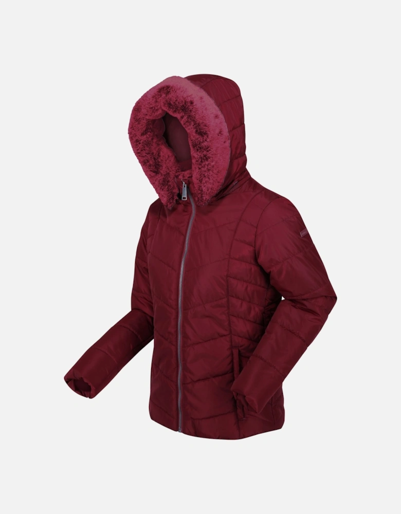 Womens/Ladies Wildrose Baffled Padded Hooded Jacket