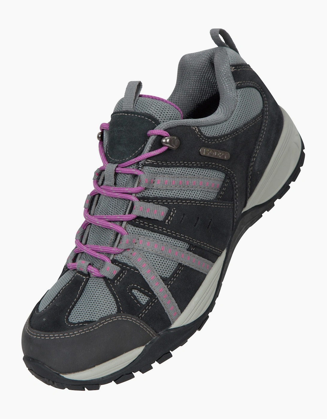 Mountain Warehouse Women's Mountain Warehouse Womens/Ladies Direction II Suede Wide Walking Shoes - Grey