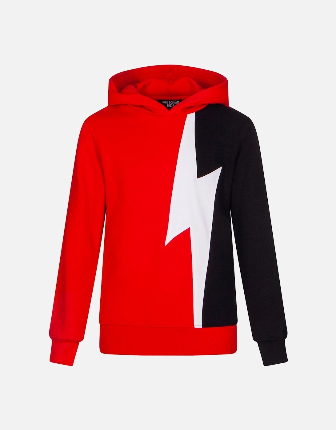 Boys Red Bolt Hoodie, 3 of 2
