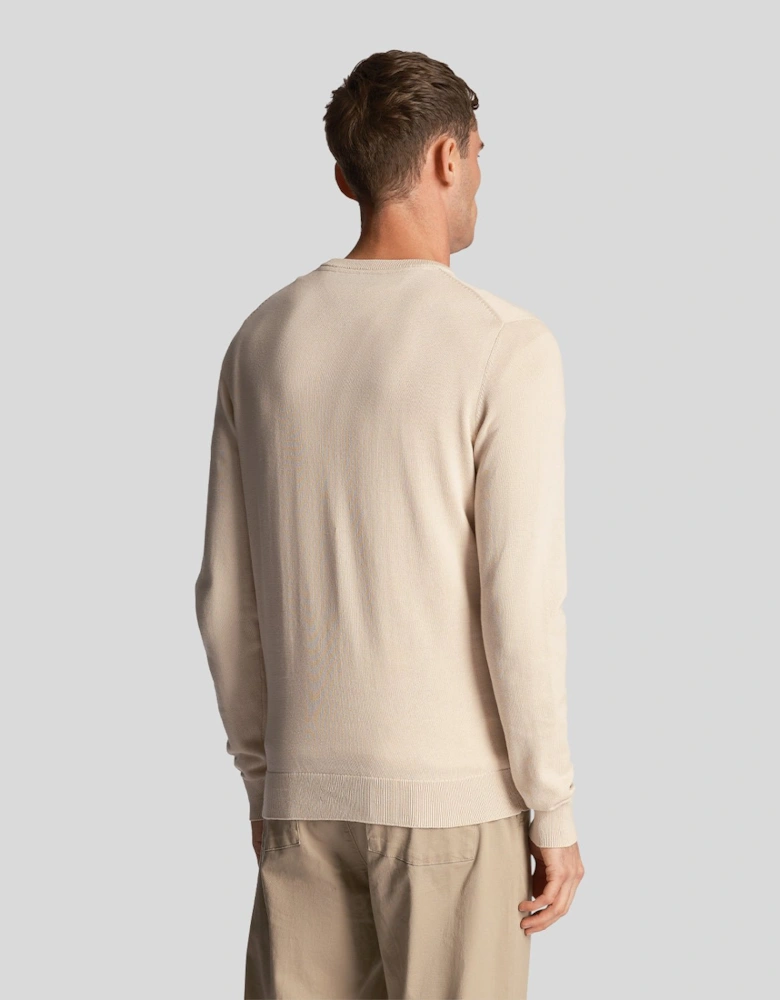 Cotton Crew Neck Jumper