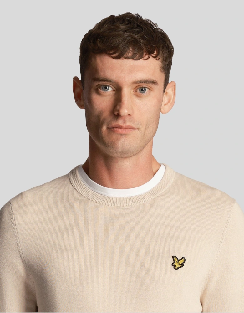 Cotton Crew Neck Jumper