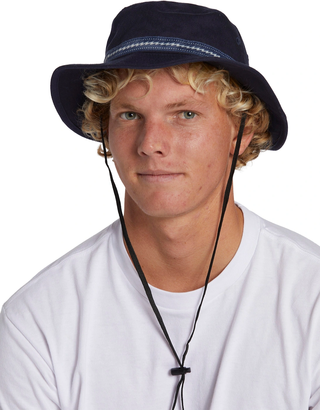 Mens Boonie Outback Beach Bucket Hat - Dark Blue - One Size