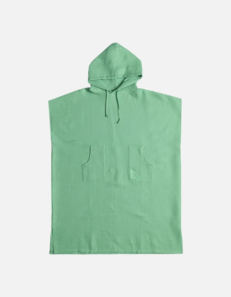 Womens Barrel Angel Hooded Towel Poncho - Zephyr Green