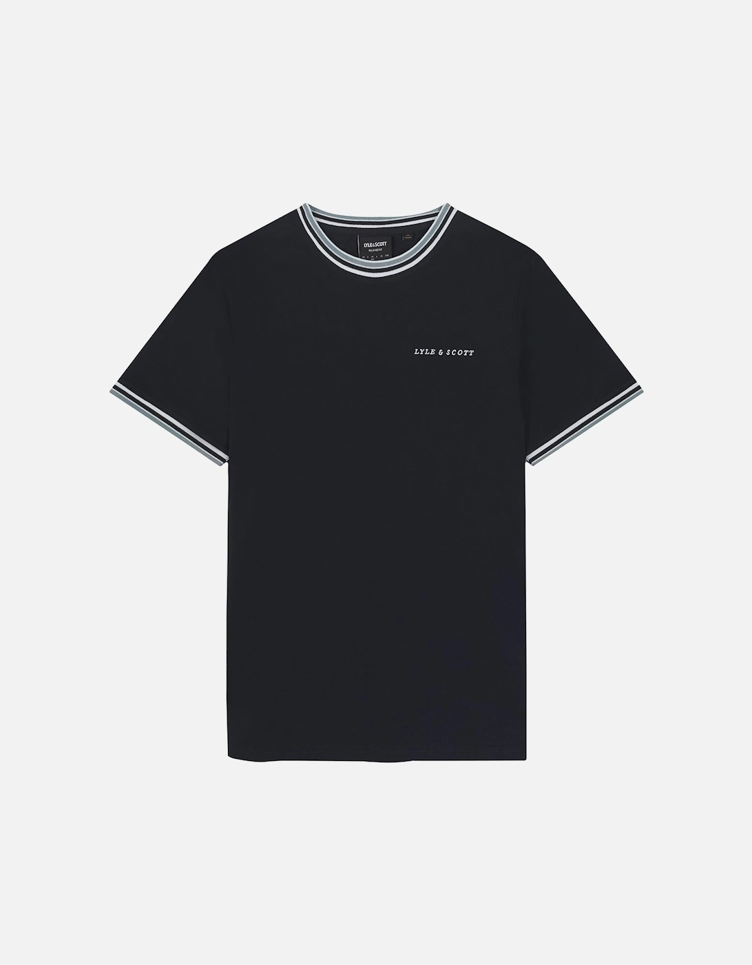 Embroidered Tipped T-Shirt