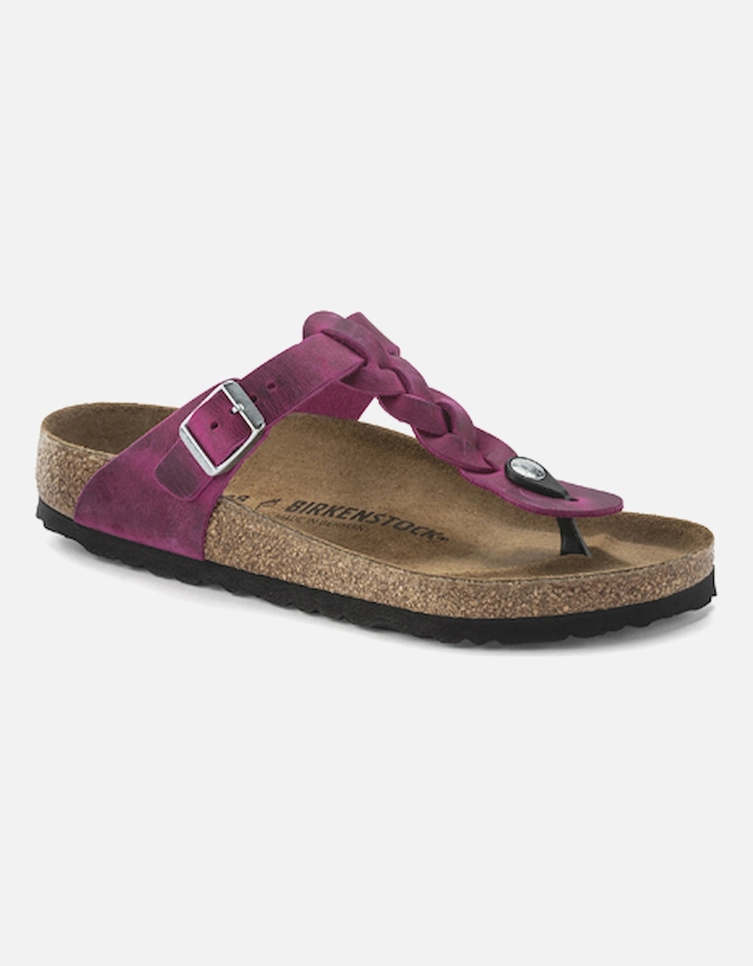 Birkenstock Women's Gizeh Braided Oiled Leather Sandal Festival Fuchsia, 6 of 5