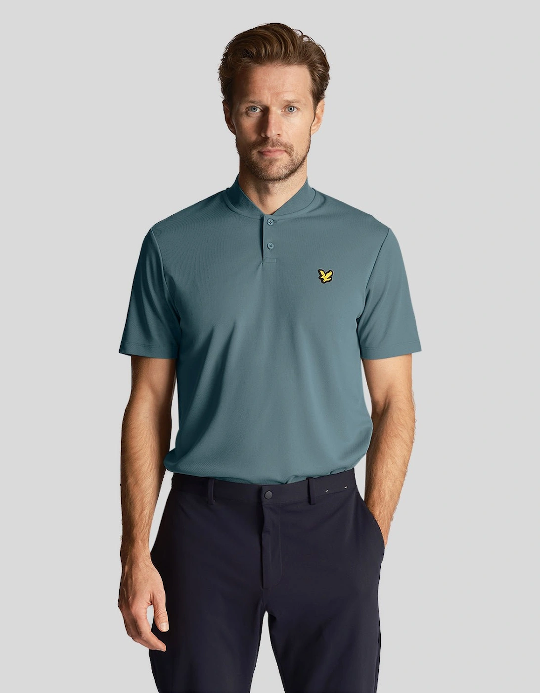 Golf Bomber Collared Polo Shirt, 6 of 5