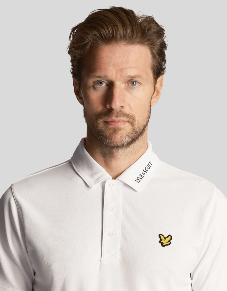 Golf Technical Collar Logo Polo Shirt