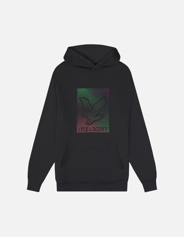 Kids Dotted Eagle Graphic Hoodie