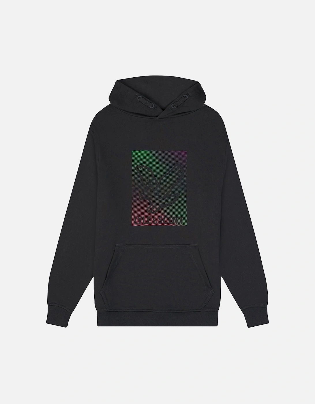 Kids Dotted Eagle Graphic Hoodie, 2 of 1