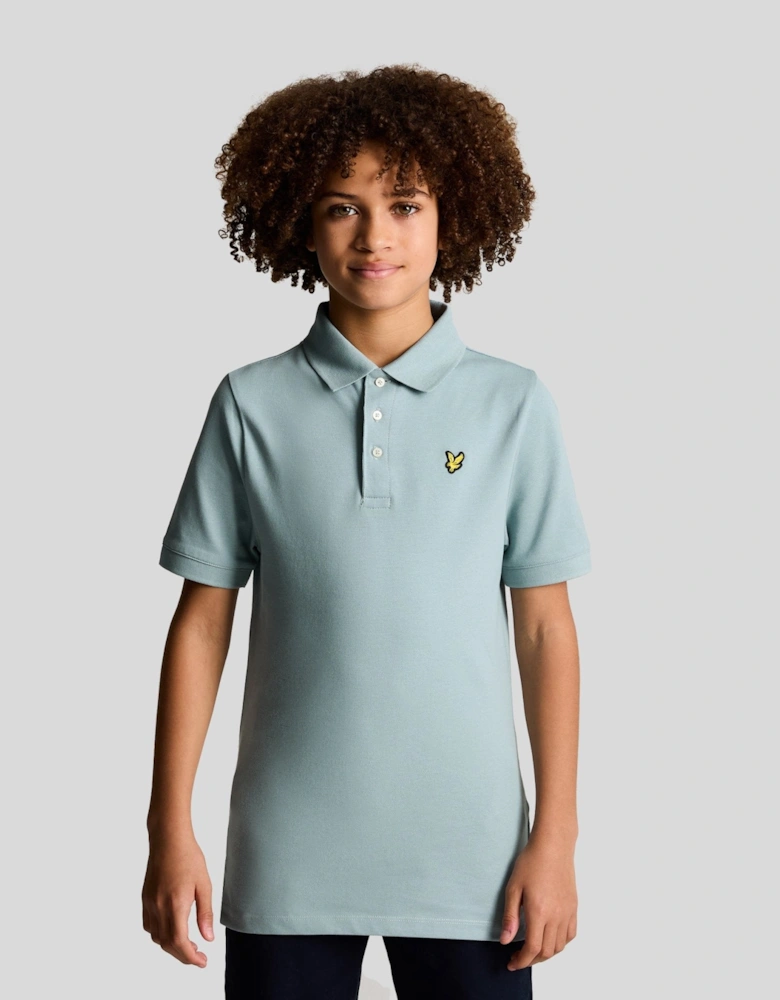 Kids Plain Polo Shirt