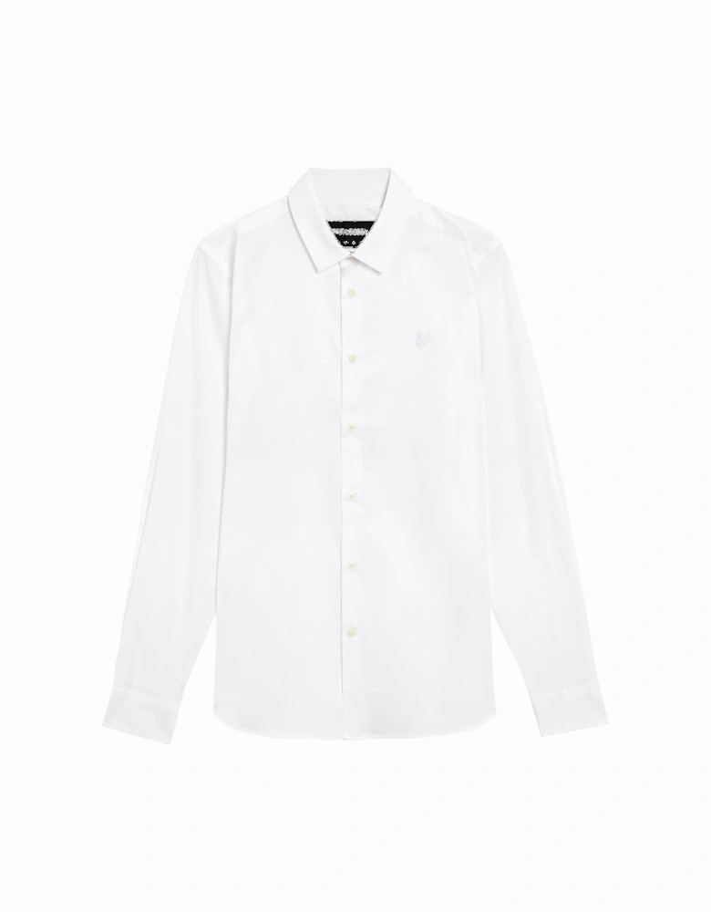 Long Sleeve Slim Fit Poplin Shirt