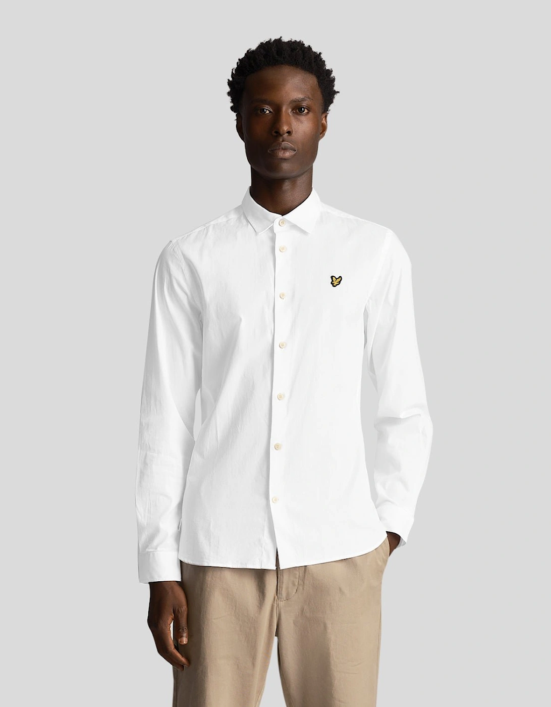 LS Slim Fit Poplin Shirt, 6 of 5