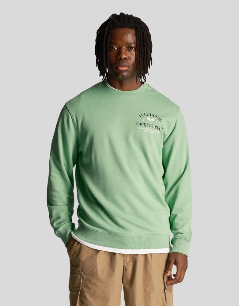 Racquet Club Graphic Sweatshirt