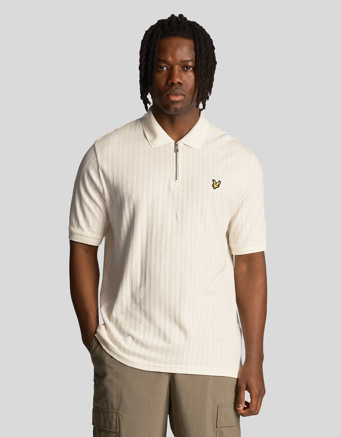 Textured Stripe Polo Shirt, 6 of 5