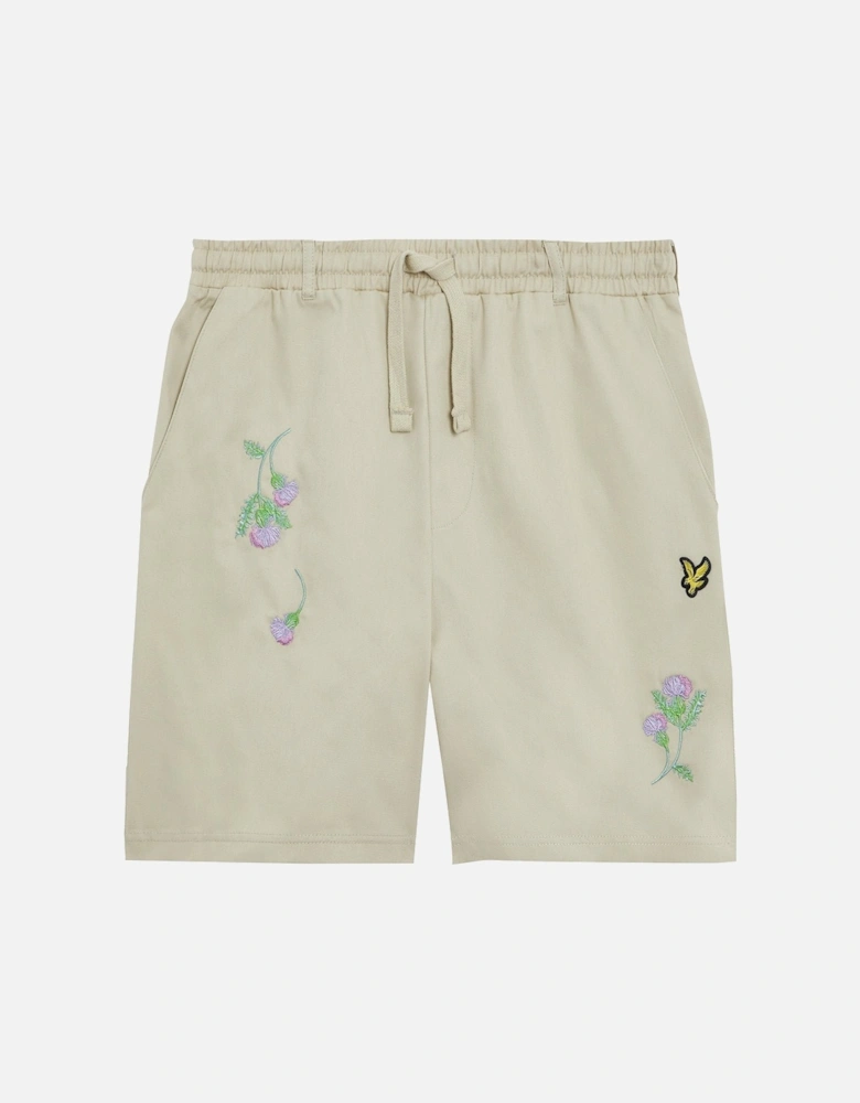 Thistle Club Embroidered Shorts