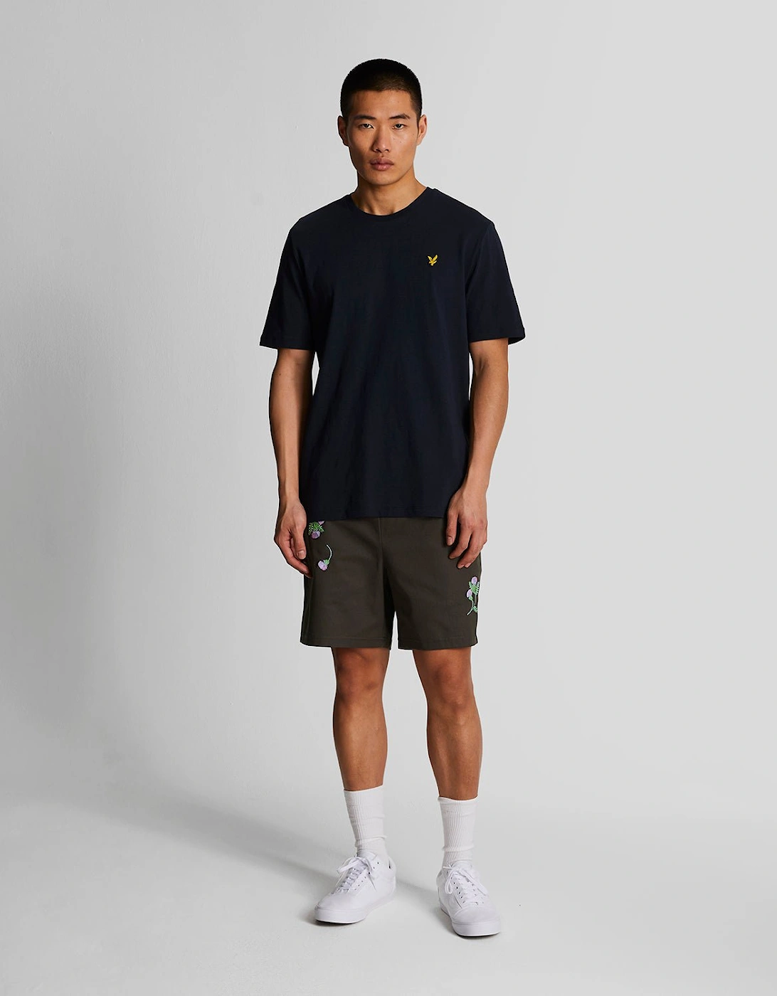 Thistle Club Embroidered Shorts, 6 of 5