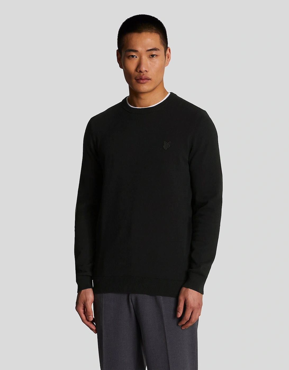 Tonal Eagle Cotton Crew Neck Jumper, 6 of 5