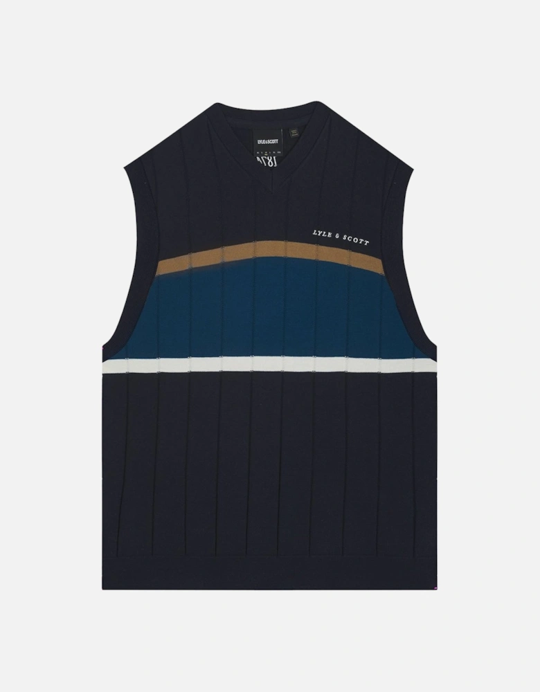 Volley Stripe Knitted Vest