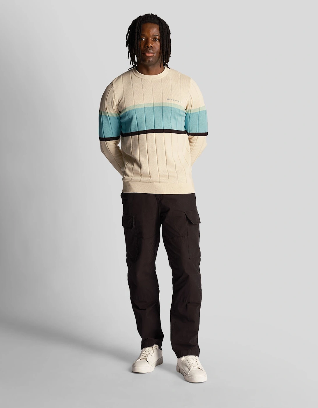 Volley Stripe Knitted Jumper