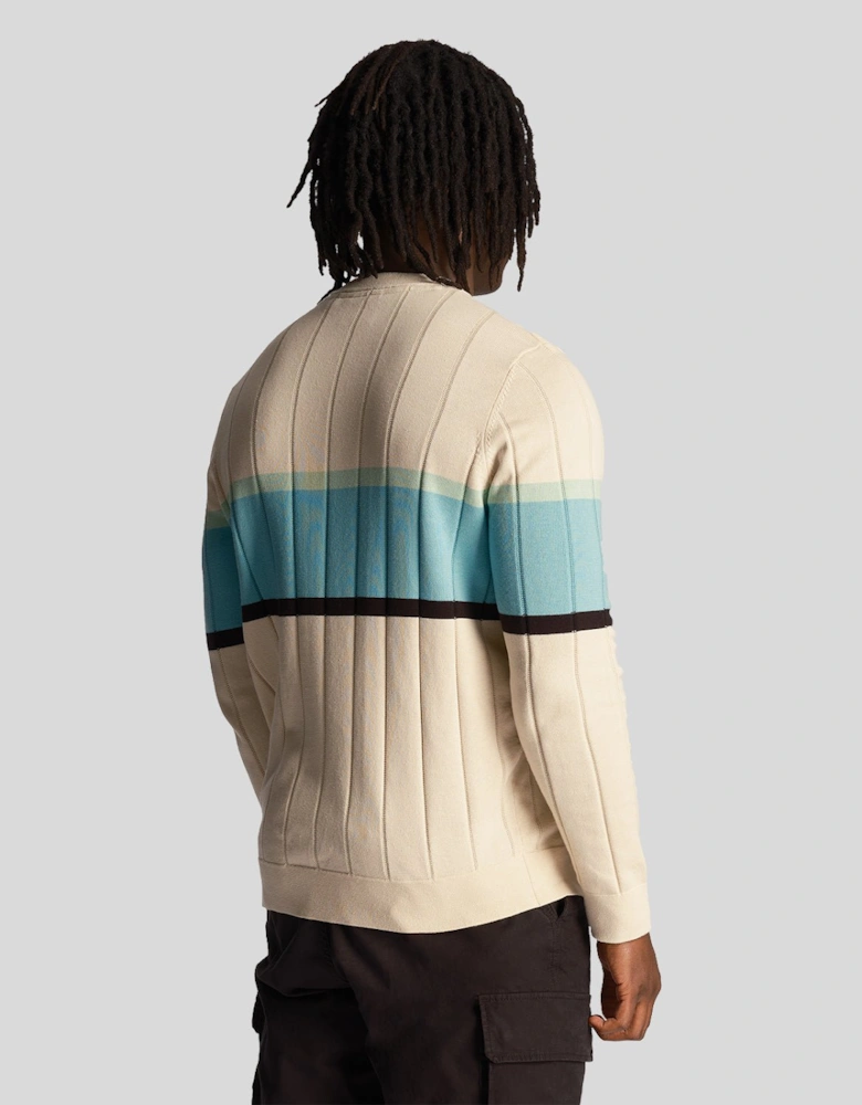 Volley Stripe Knitted Jumper