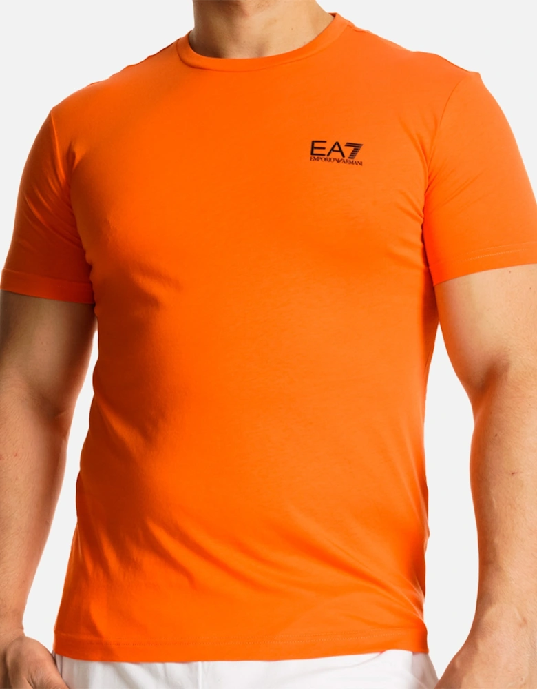 Mens Small Logo T-Shirt (Orange)