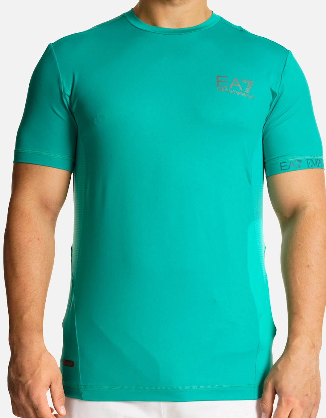 Mens Ventus 7 Foil Logo T-Shirt (Aqua Green), 8 of 7