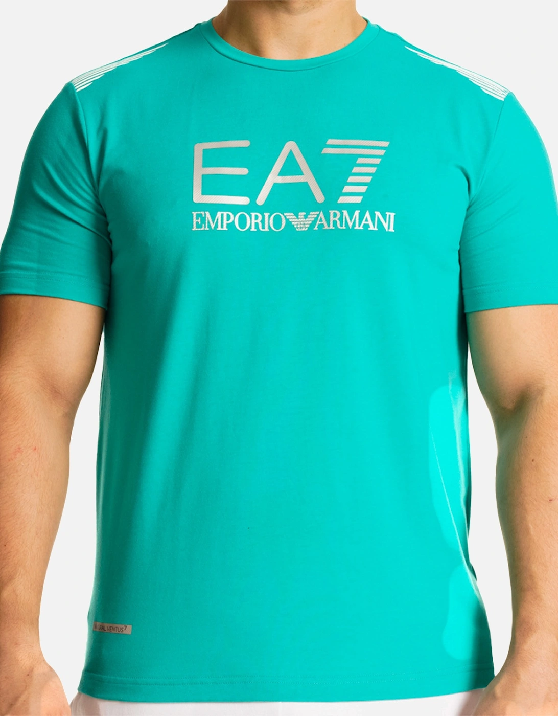 Mens Chest Logo T-Shirt (Aqua Green), 8 of 7