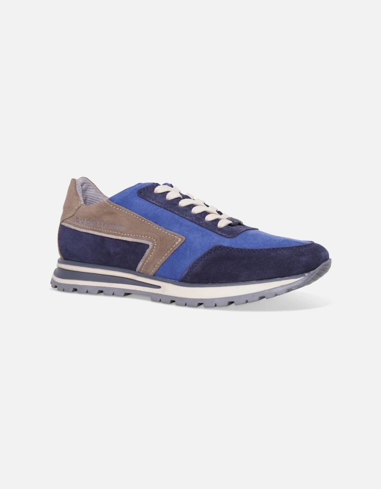 Mens Phillip Suede Trainers (Navy/Blue)