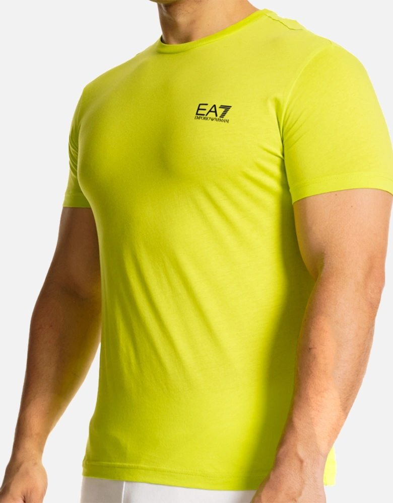 Mens Small Logo T-Shirt (Lime)