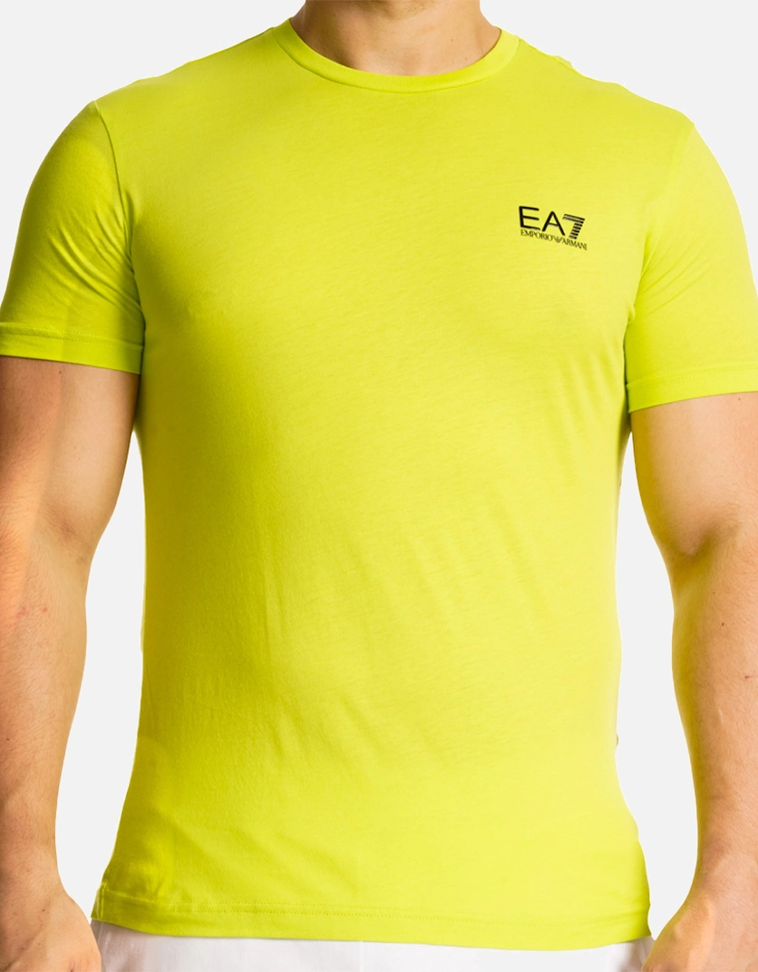 Mens Small Logo T-Shirt (Lime), 8 of 7